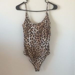 Cheetah print bodysuit